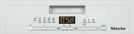 Miele Freistehender Geschirrspüler für 9 Gedecke B45xH85cm Weiß