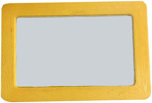 Autoline Vanity Mirror Εσωτερικός Καθρέπτης Αυτοκινήτου για Σκίαστρο Μπεζ 16 x 11cm με Κλιπ
