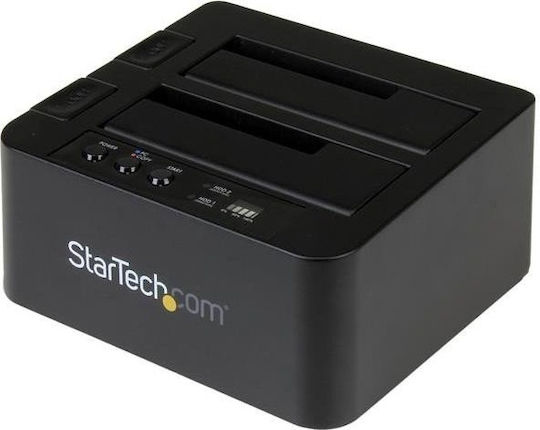 StarTech Docking Station pentru 2 Hard Disk-uri SATA 2.5" / 3.5" cu conectivitate USB 3.1 (SDOCK2U313)