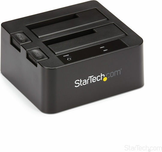StarTech Docking Station pentru 2 Hard Disk-uri SATA 2.5" / 3.5" cu conectivitate USB 3.1 (SDOCK2U313)