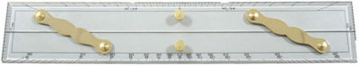 Boat Ruler 108120315Parallel Plastic Ruler 38cm