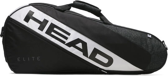 Head Tennis Elite Pro 2022 Τσάντα Ώμου / Χειρός Τένις 3 Ρακετών Μαύρη
