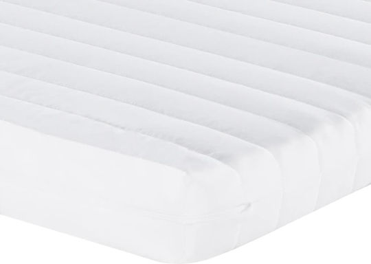 Sofa Bed Single Upholstered with Fabric Black with Slats & Mattress 90x200cm