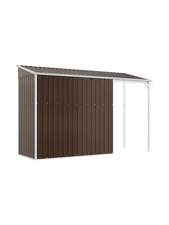 Metallische Gartenhaus Gummierte mit Lüftungsschlitzen M2.77xB1.105xH1.81m
