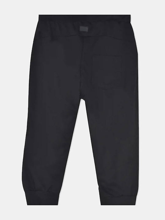 Damen Jogginghosen Capri Hohe Taille Schwarz