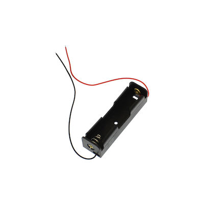 Single Slot 18650 3.7V Battery Case/Holder with Wires