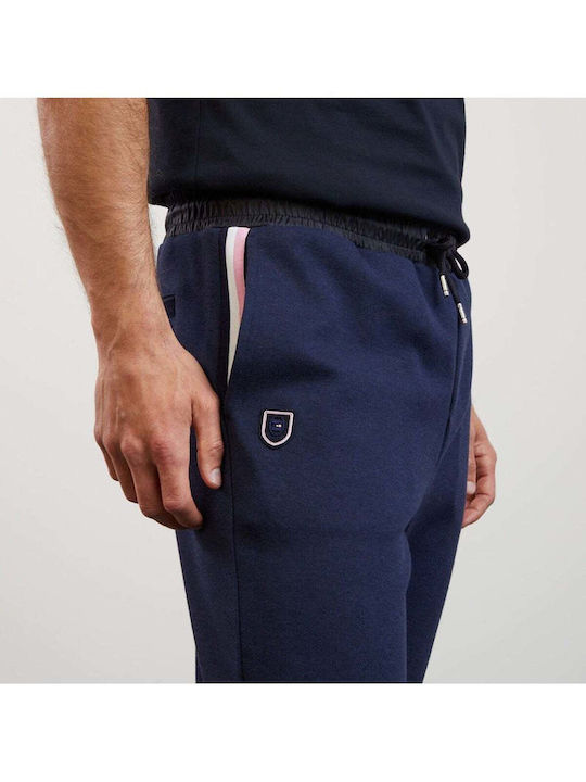 Eden Park Men's Sweatpants with Rubber Blue