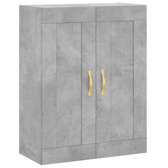 vidaXL Cabinet de baie L69.5xA34xÎ90cm Gri