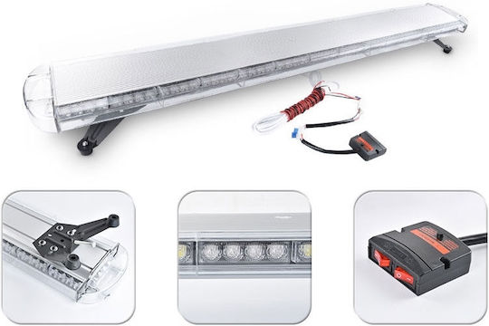 Notfall-Autolichter LED 12V 120cm mit Orange Beleuchtung