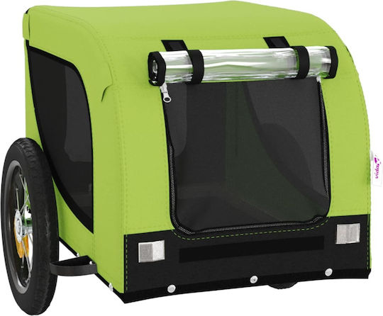vidaXL Dog Carrying Green Stroller for 30kg Pets L124xW53xH53cm