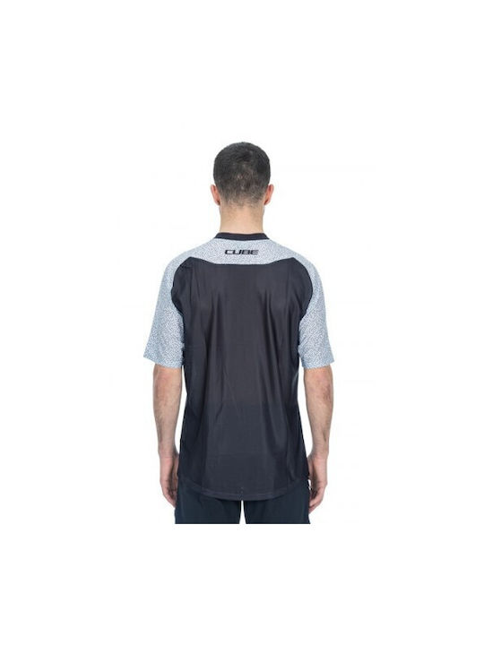 CUBE Men's Short Sleeve Cycling Jersey Black