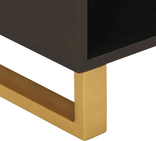 TV Stand Made of Solid Wood Brown L80xD33.5xH46cm