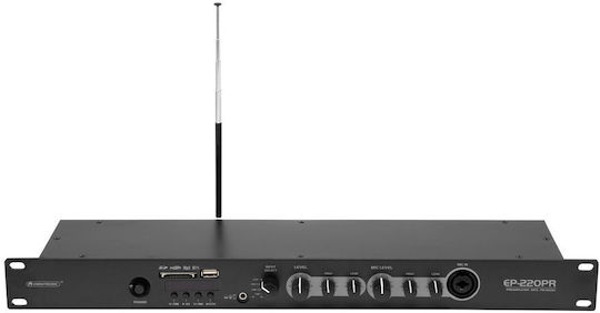 Omnitronic Microphone Preamplifier και Συνδέσεις FM/Bluetooth