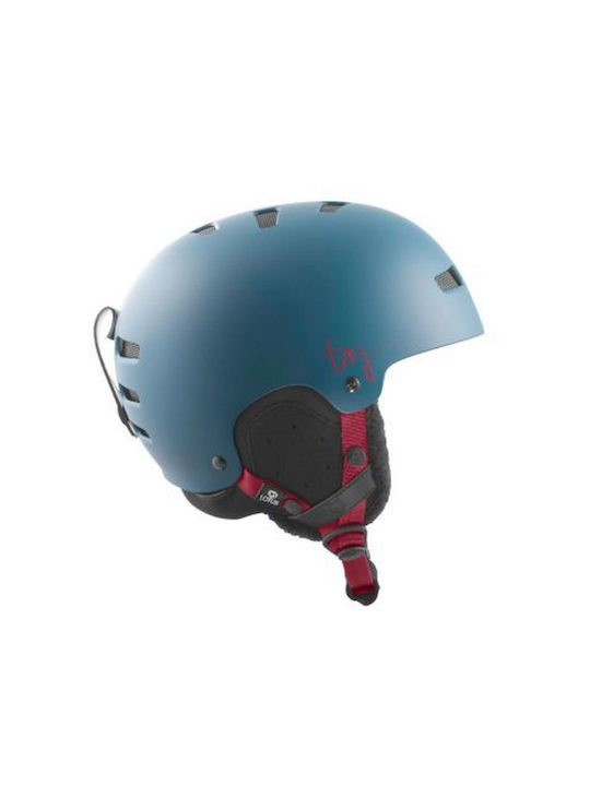 TSG Lotus Solid Color Γυναικείο Κράνος για Σκι & Snowboard σε Μπλε Χρώμα