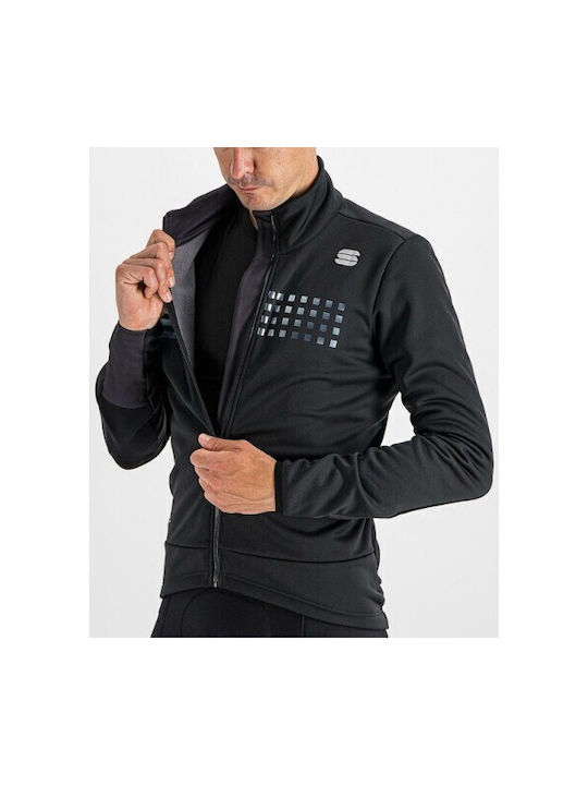 Sportful ZLV056 Cycling Windbreaker Jacket Long sleeve Black