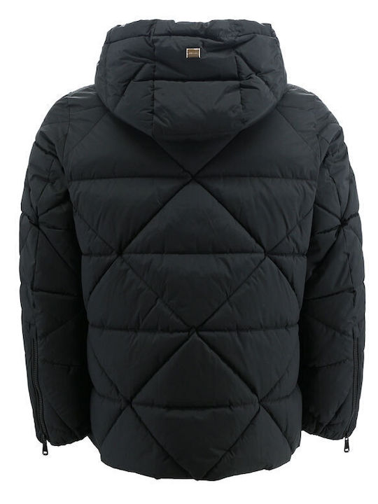 Scurtă Jachetă de femei Puffer Negru