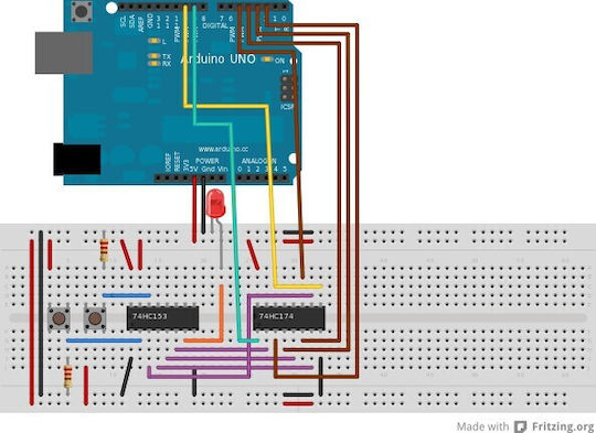 74HC174N Circuit Integrat IC 1buc