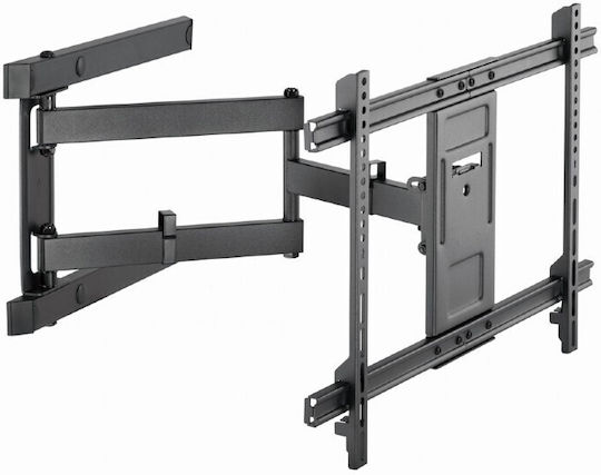 Gembird WM-80ST-05 Βάση Τηλεόρασης Τοίχου με Βραχίονα έως 80" και 50kg Μαύρο