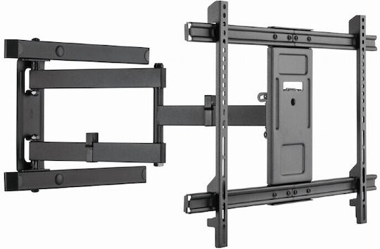 Gembird WM-80ST-05 Βάση Τηλεόρασης Τοίχου με Βραχίονα έως 80" και 50kg Μαύρο