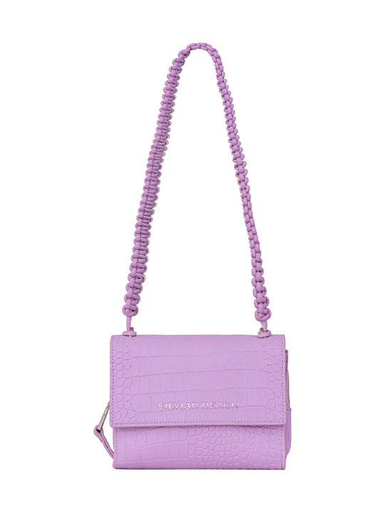 Damentasche Schultertasche Lila