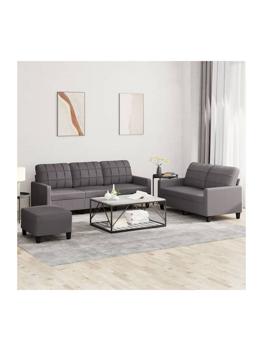 Σετ Σαλονιού 3-Sitzer & 2-Sitzer & Hocker