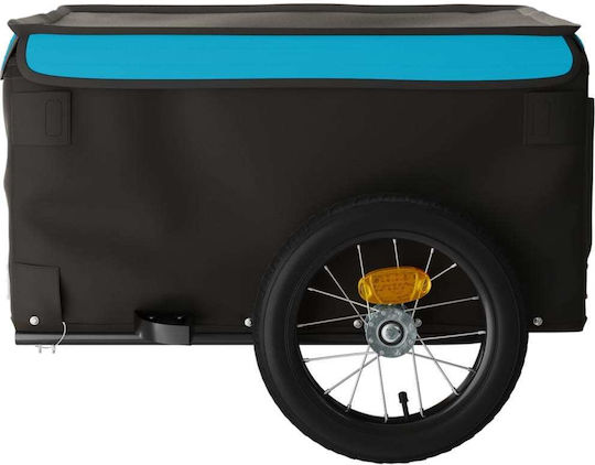Vidaxl Anhänger Fahrradzubehör Schwarze Blaue 30 Kilo Eisen