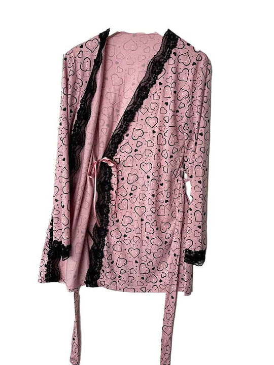 Cootaiya Winter Damen Pyjama-Set Rosa