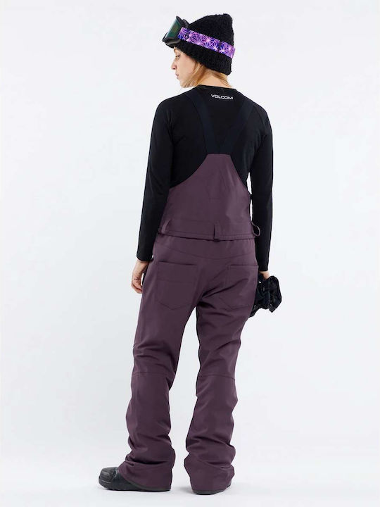 Volcom Swift Bib Overall H1352406-BRY Ski & Snowboard Lila