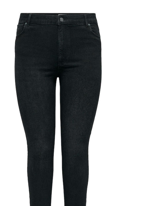 Damenjeans in Enger Passform Schwarz