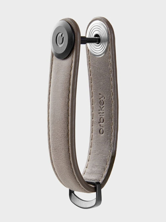 Orbitkey Κλειδοθήκη Δερμάτινη Γκρι