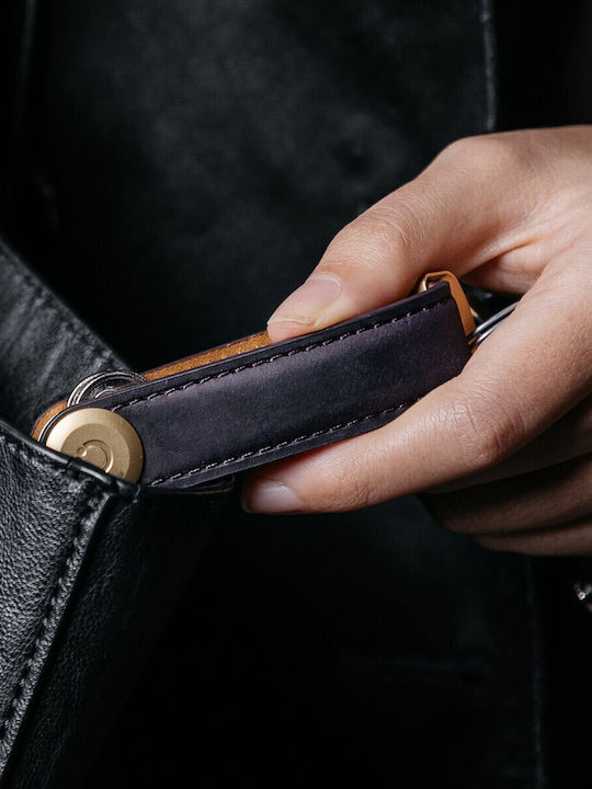 Orbitkey Κλειδοθήκη Δερμάτινη Γκρι