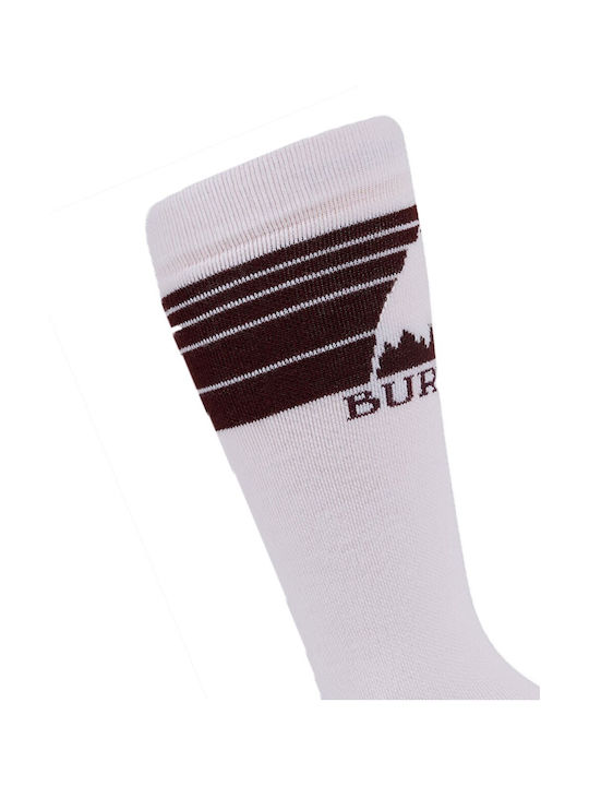 Burton Emblem Șosete de schi și snowboard White 1 Pair