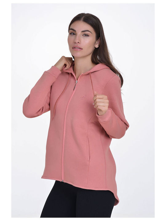 Target Fleece Damen Jacke in Rosa Farbe