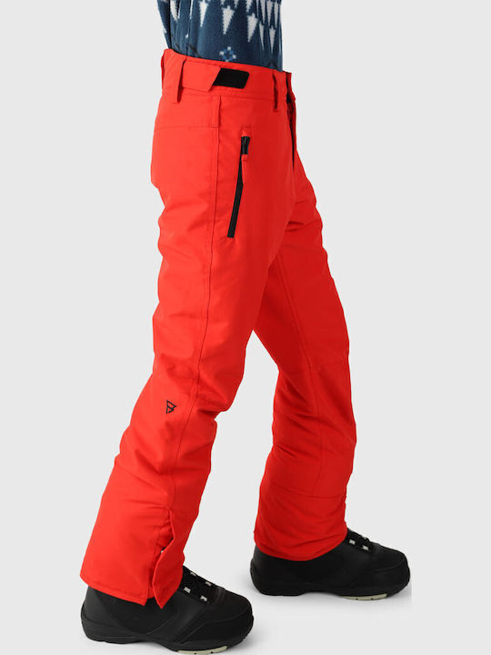 Brunotti Footraily 2323220491-2531 Παιδικό Παντελόνι Σκι & Snowboard Κόκκινο