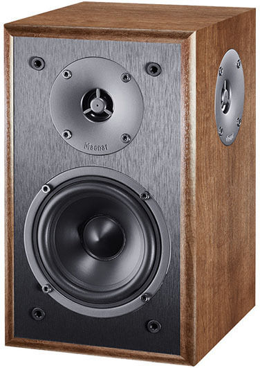 Magnat S10 D 144815 Pair of Hi-Fi Speakers Bookself 60W 2 No of Drivers W14.9xD13xH25cm. Walnut