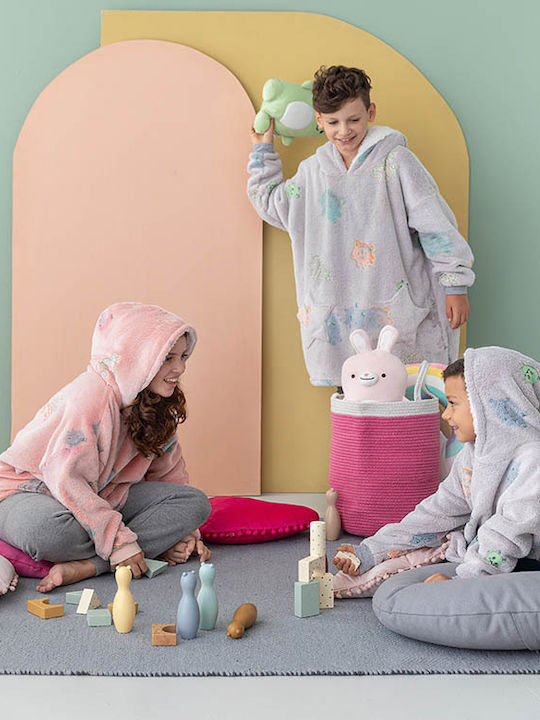Palamaiki Fleece Fluorescent Gray Kids Blanket 245cm