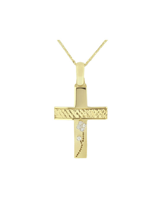 Women's Gold Cross 14K