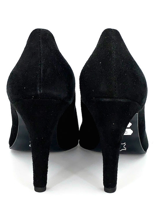 Black Heels 72-2 Black Velvet