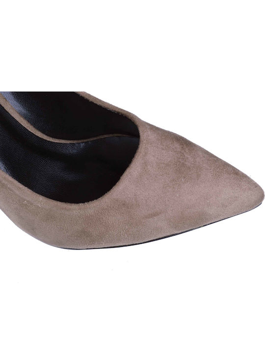 Raiden Pointed Toe Brown Heels