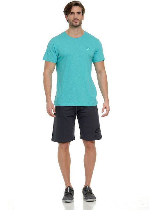 Turquoise Αθλητικό T-shirt Τιρκουάζ