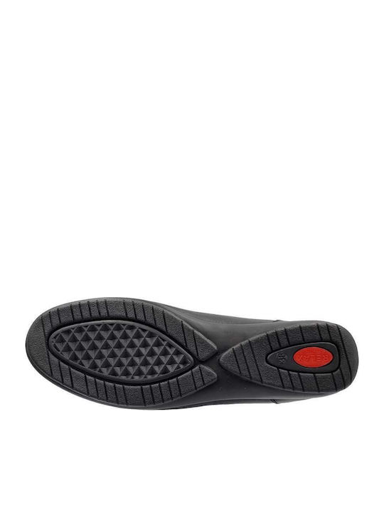 1305-01 Mocasini dama în culoarea Negru E-1305