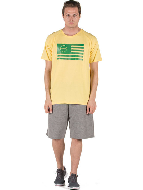 Superlogo Αθλητικό T-shirt Κίτρινο