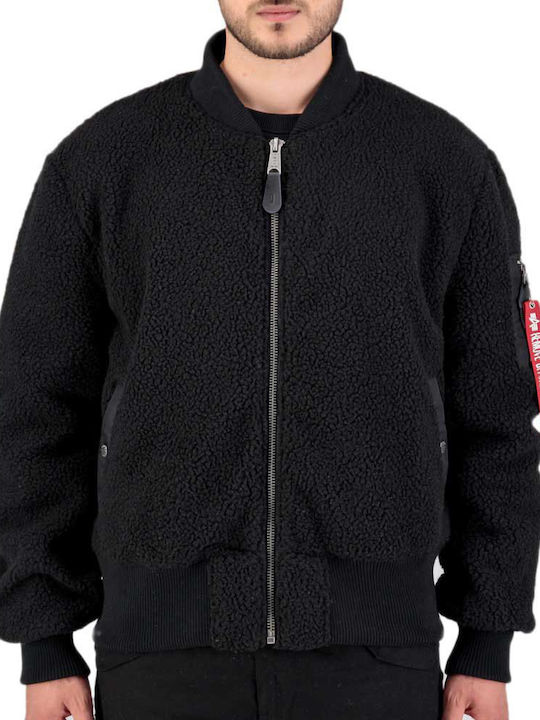 MA-1 Teddy Jacket Bomber Black