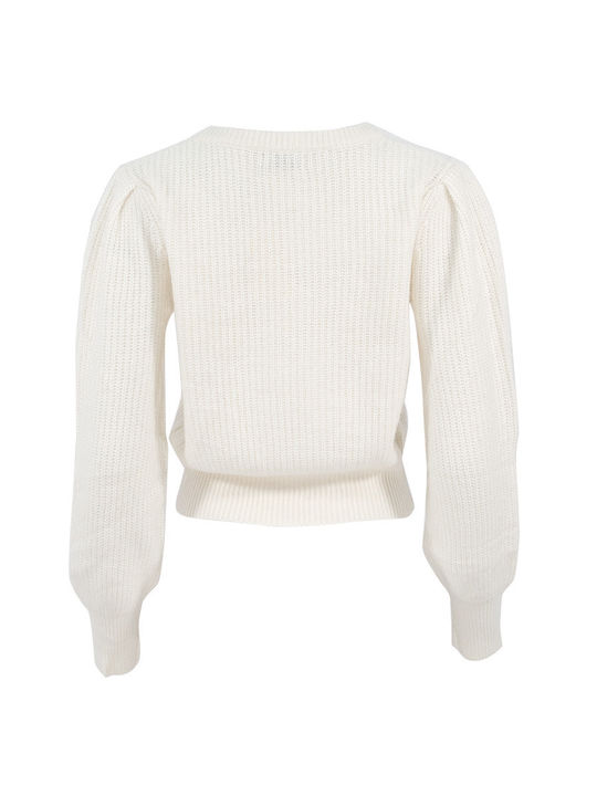 See U Soon Women's Long Sleeve Sweater White