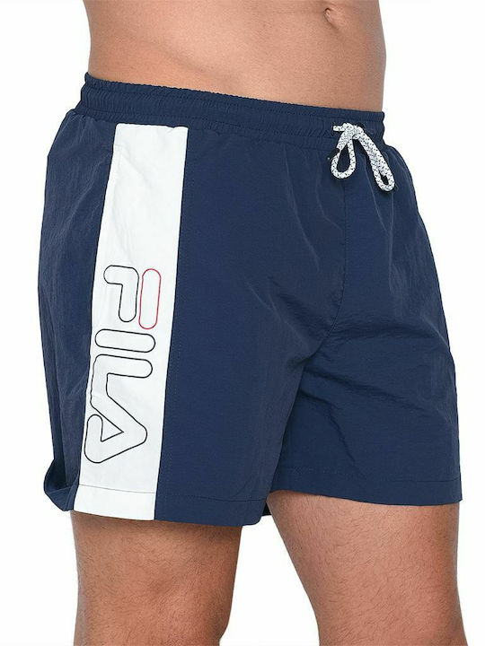 Fila Yago Men's Swimwear Shorts Navy Blue Striped