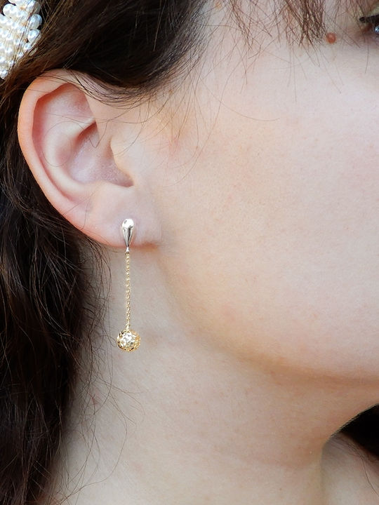 Art d or Earrings made of Gold 14K