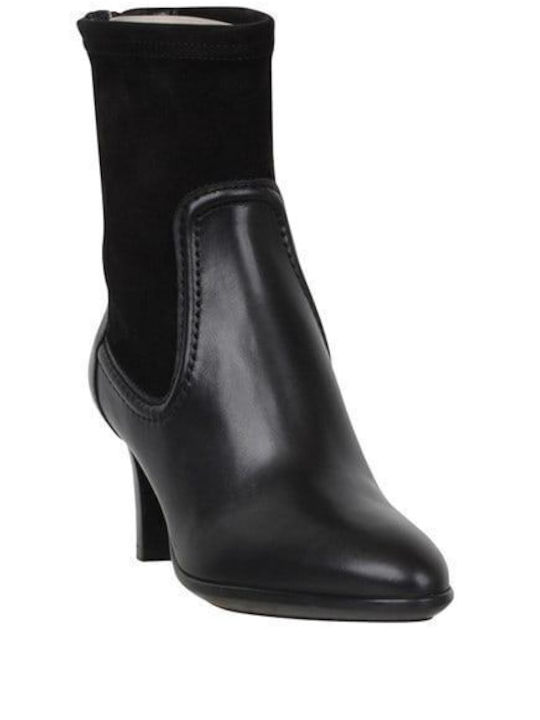 Women's Medium Heel Boots Black