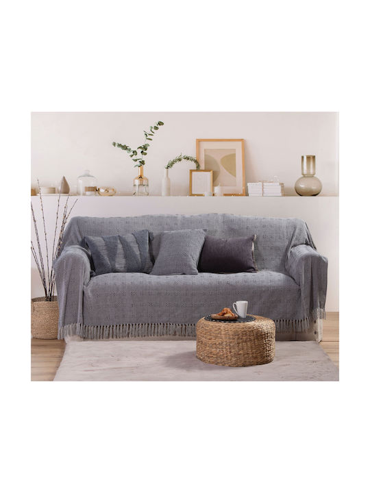 Nef-Nef Homeware Estelle Rug Rectangular Shaggy Furry Mocca