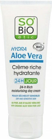 So'Bio Etic Aloe Vera Rich 24h Day Cream Reich 24h Creme Gesicht Tag mit Aloe Vera 50ml