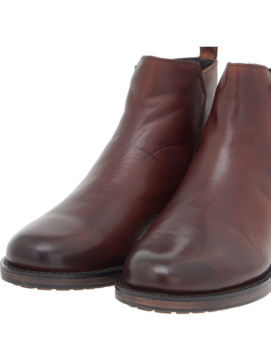 Leather Brown Men's Boots